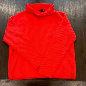 Trouve Vibrant Red Turtleneck Sweater